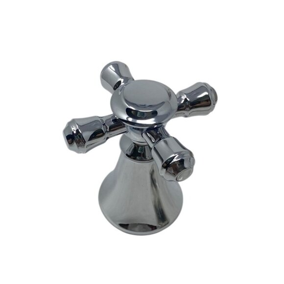 Delta H295 Cassidy Set of Two Cross Handles for Bathroom Faucet - Chrome - Picture 2 of 4